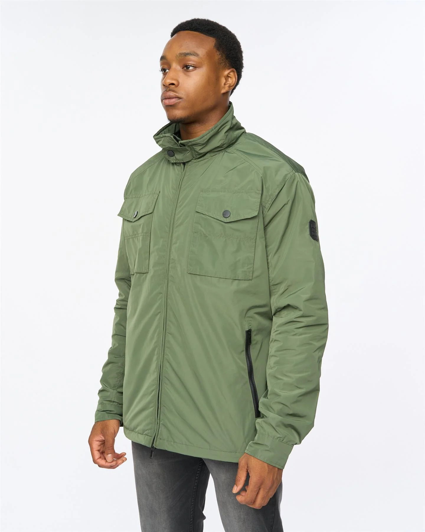 Blensons Padded Jacket Dark Olive - Image 3