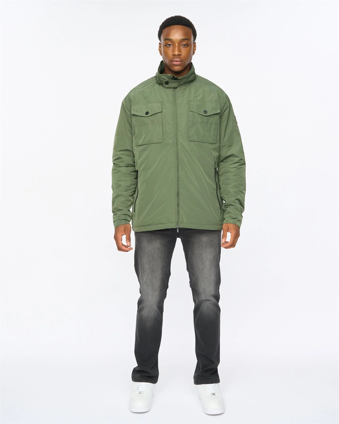 Blensons Padded Jacket Dark Olive - Image 4