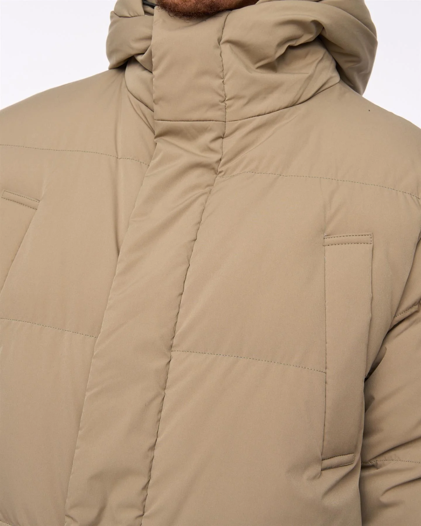 Fletchley Puffer Jacket Beige - Image 6