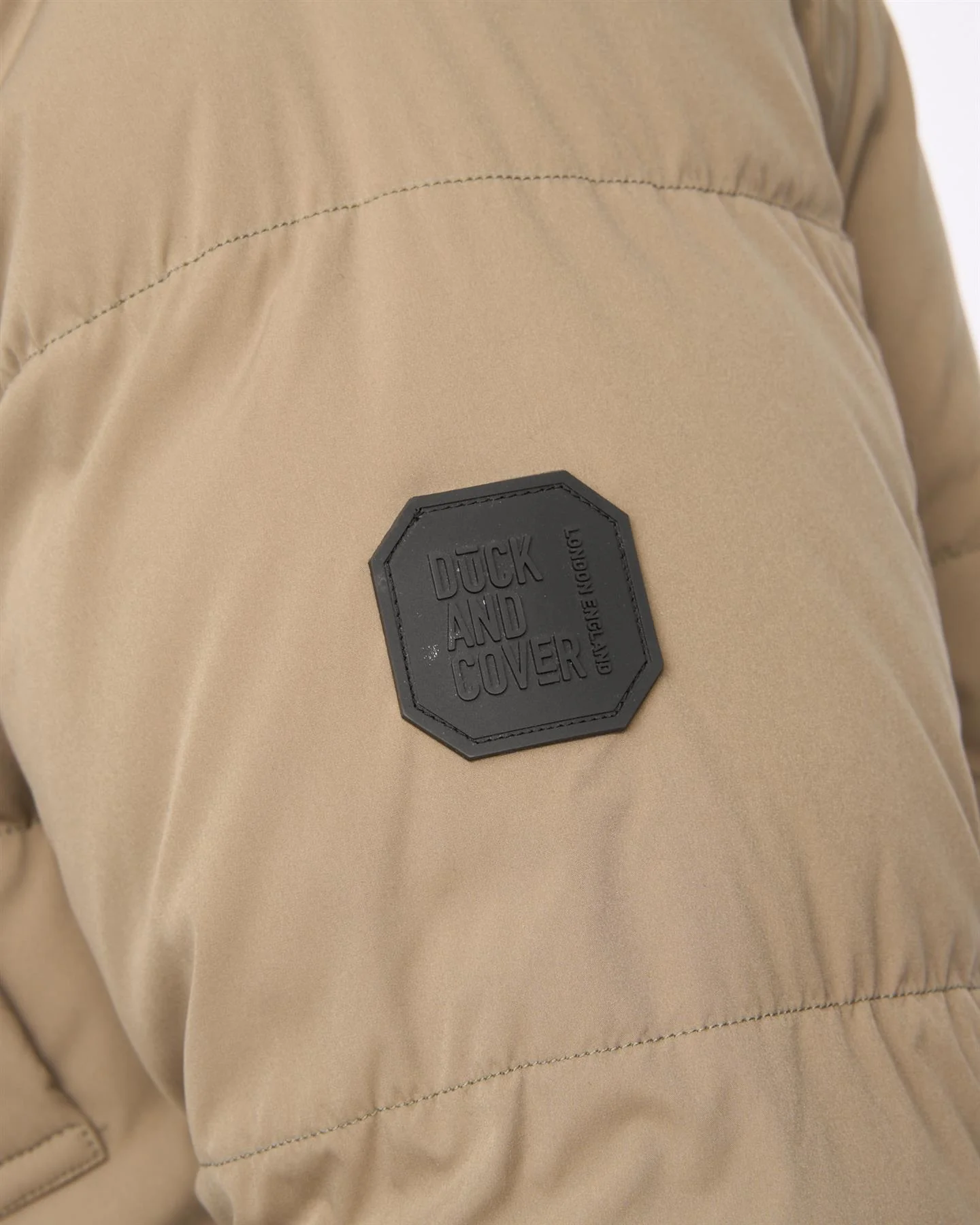 Fletchley Puffer Jacket Beige - Image 7