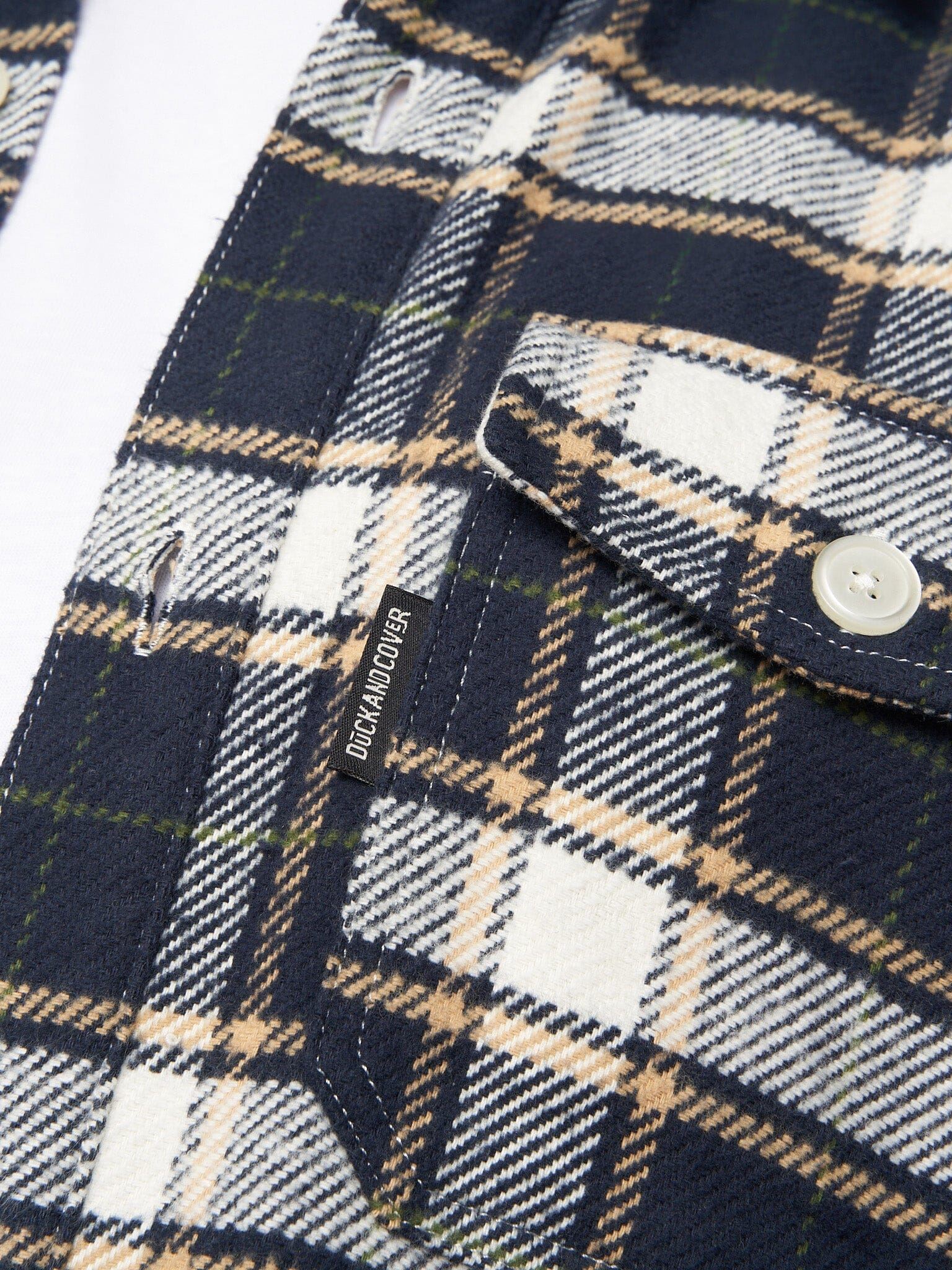 Francore Overshirt Navy Check - Image 7