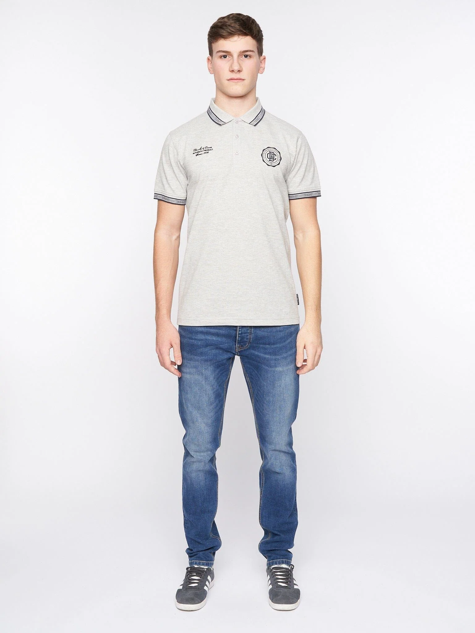 Keyaan Polo Grey Marl - Image 3