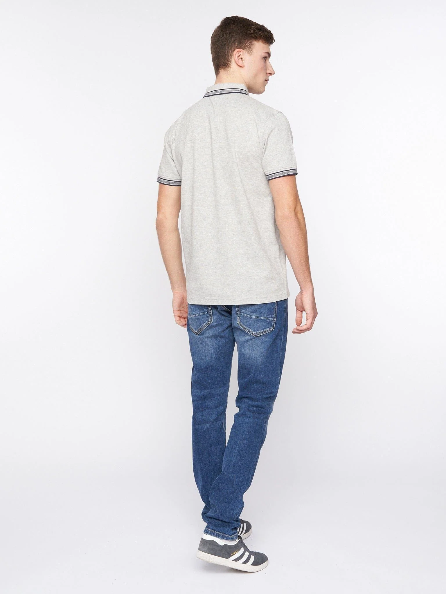 Keyaan Polo Grey Marl - Image 5