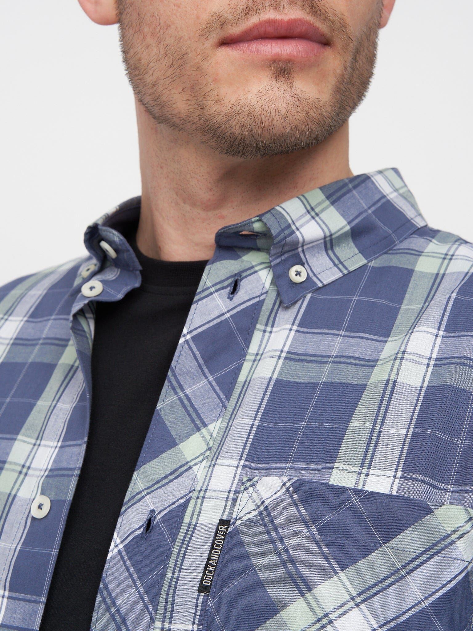 Lennmore Shirt Blue Check - Image 4