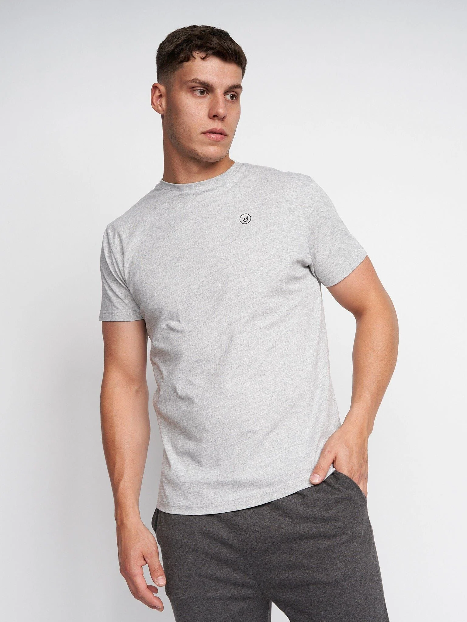 Radovan Loungewear Set Grey Marl - Image 3