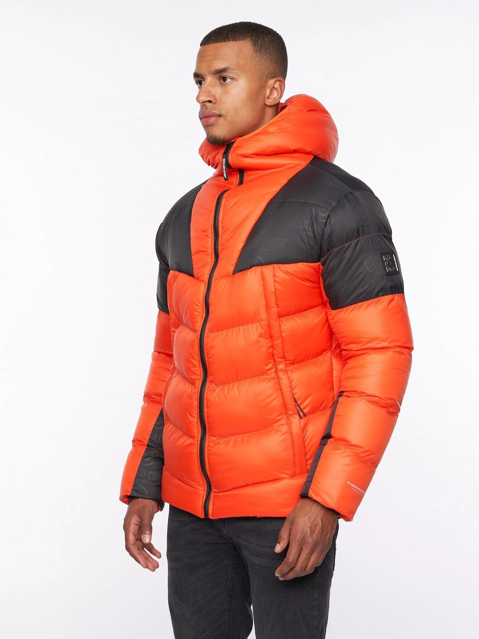 Raymax Padded Jacket Orange - Image 3