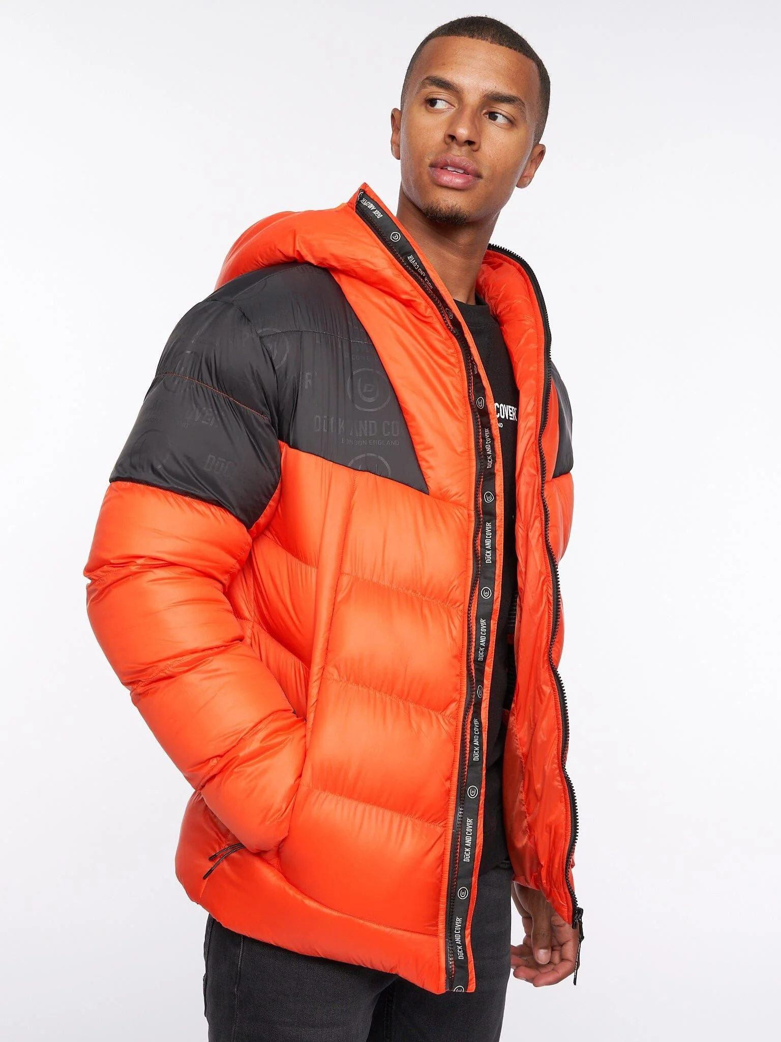 Raymax Padded Jacket Orange - Image 5