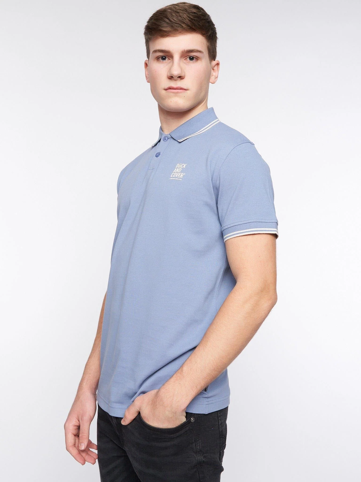 Sameer Polo Blue - Image 4