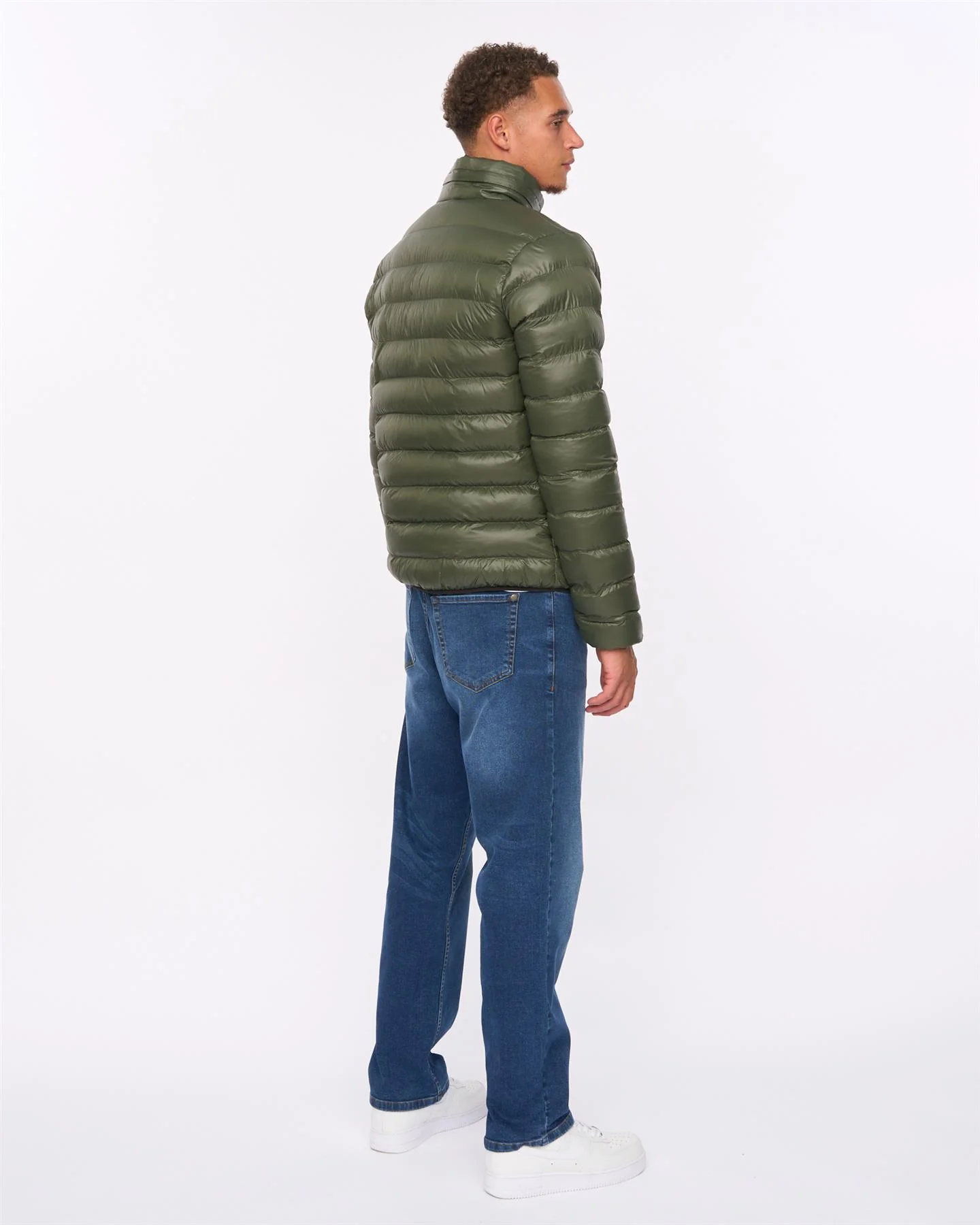 Shemmy Two Quilted Jacket Dark Olive - Image 4