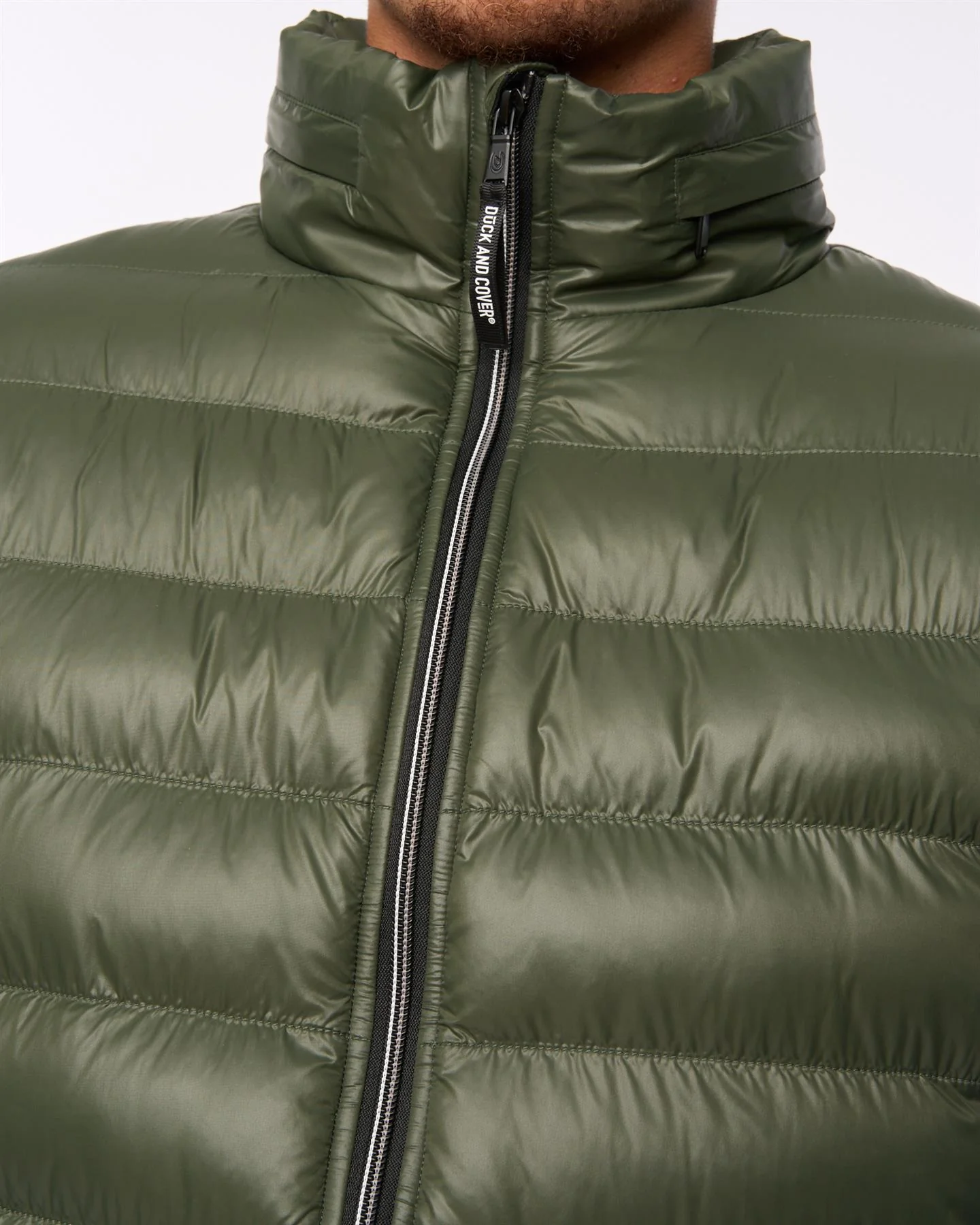 Shemmy Two Quilted Jacket Dark Olive - Image 6