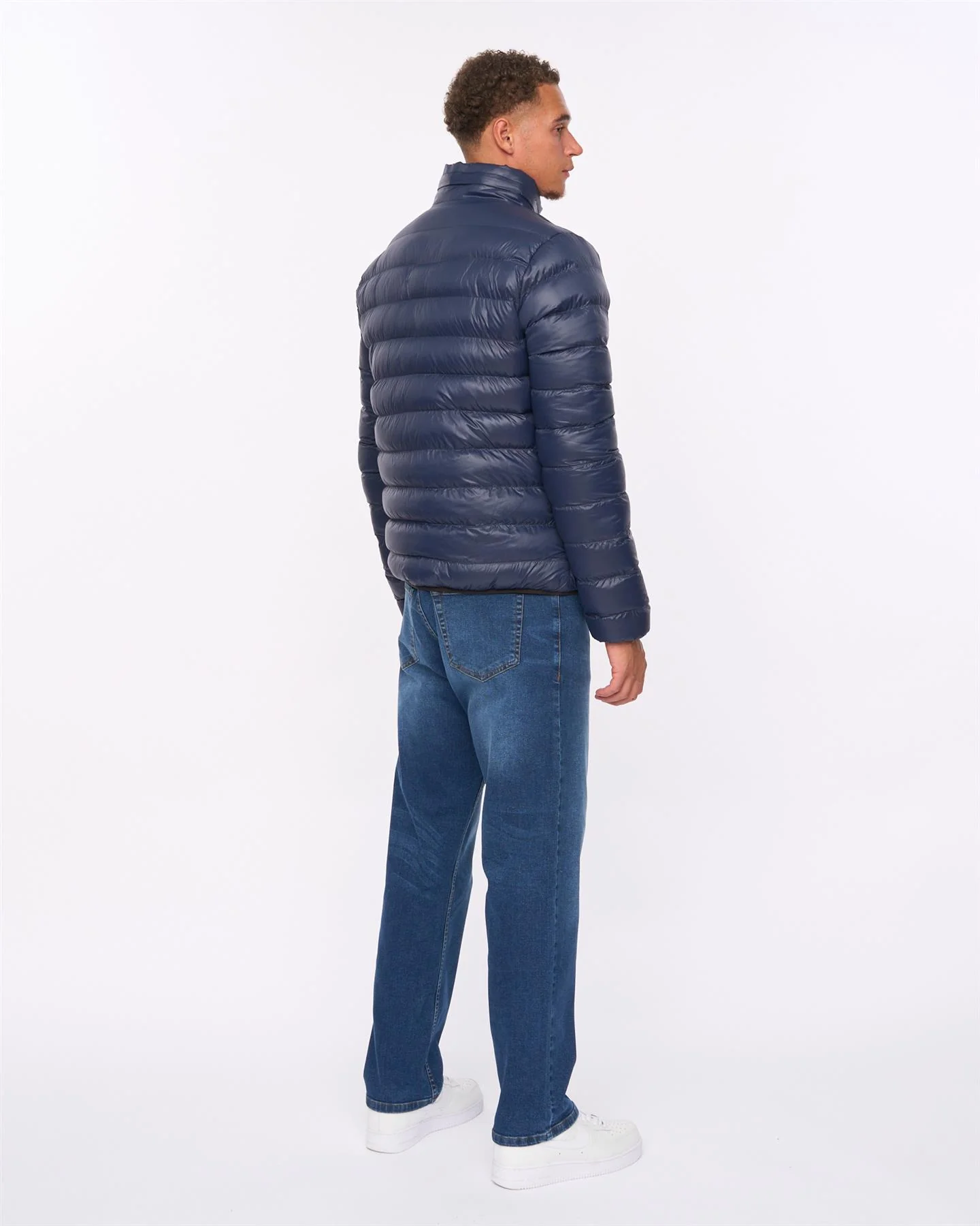Shemmy Two Quilted Jacket Navy - Image 5