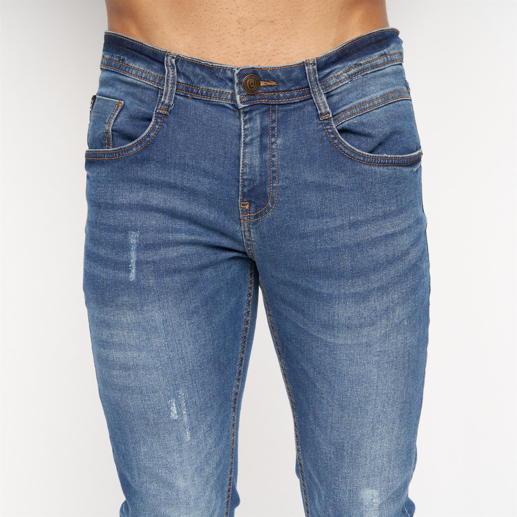 Tranfold Slim Fit Jeans Stone Wash - Image 6