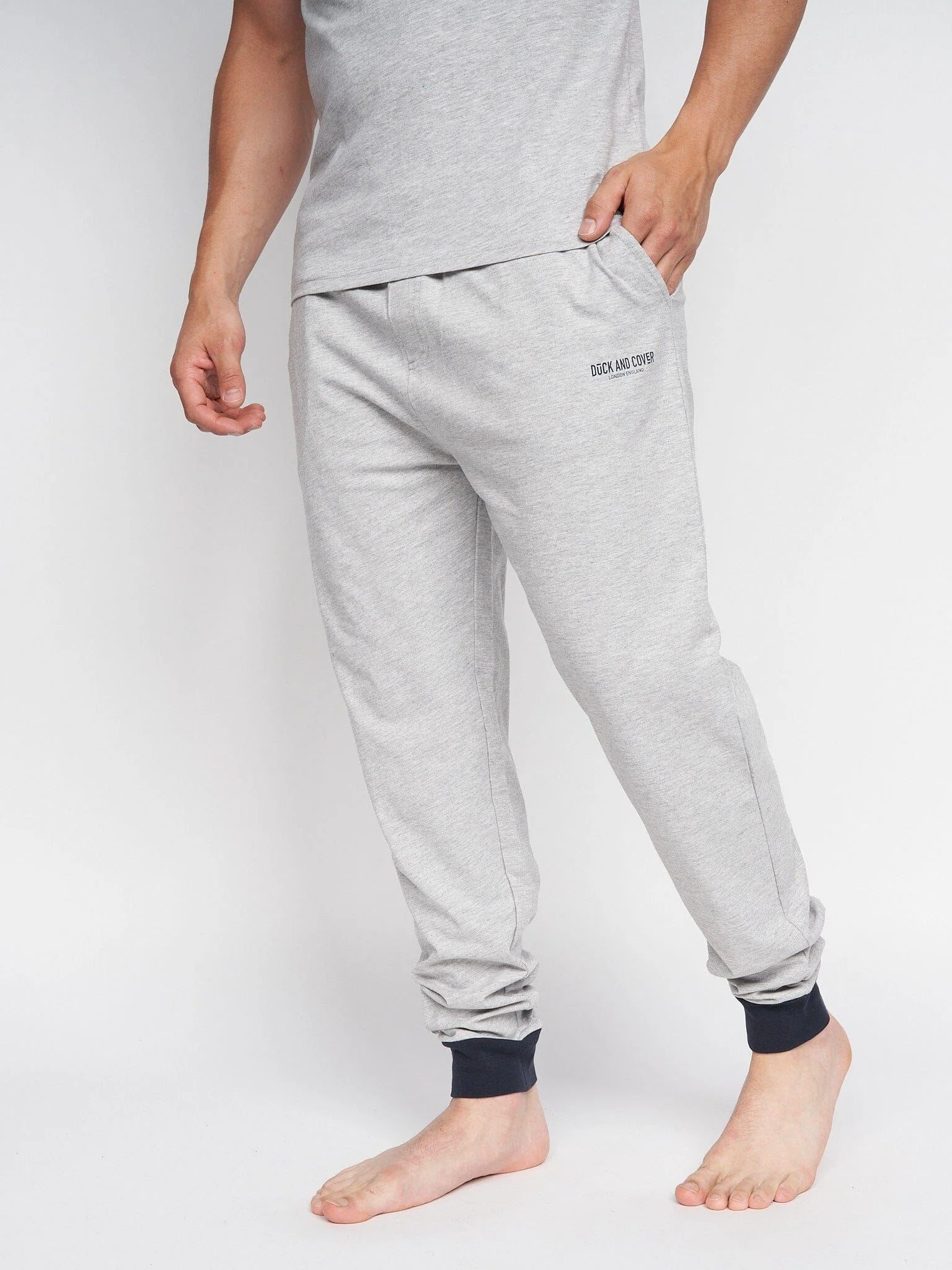 Vianney Loungewear Set Grey Marl - Image 5