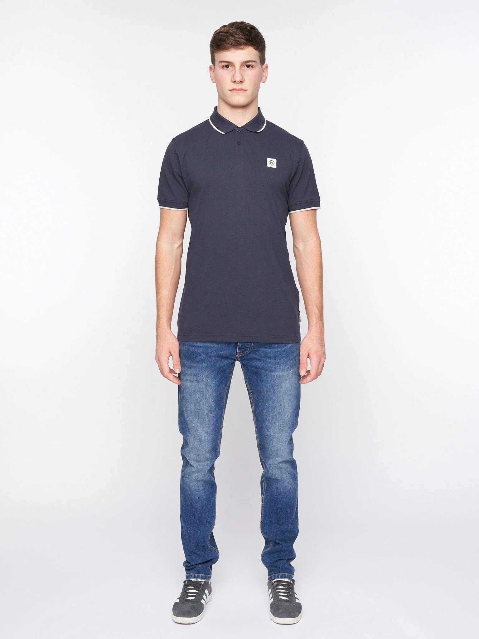 Wilkins Polo Navy - Image 3
