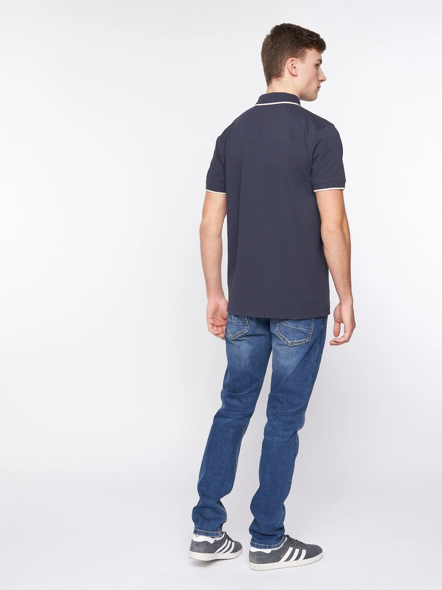 Wilkins Polo Navy - Image 5